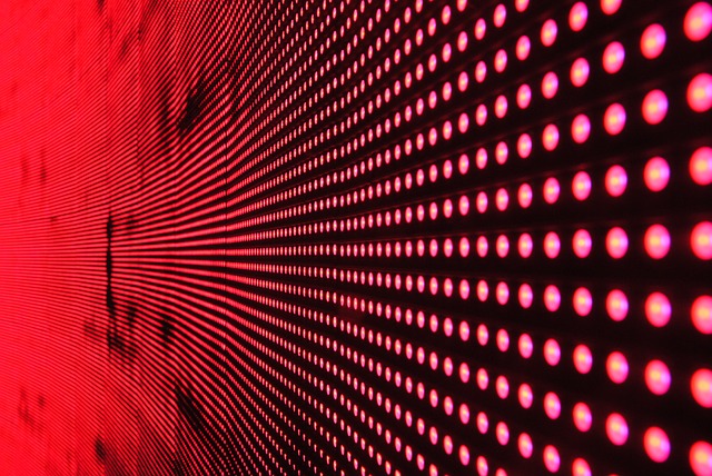 červená LED dioda
